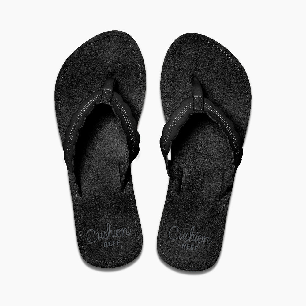 Reef Womens Cushion Celine Sandals in Black ID MaqXr1f7  Reef Womens Cushion Celine Sandals in Black ID MaqXr1f7