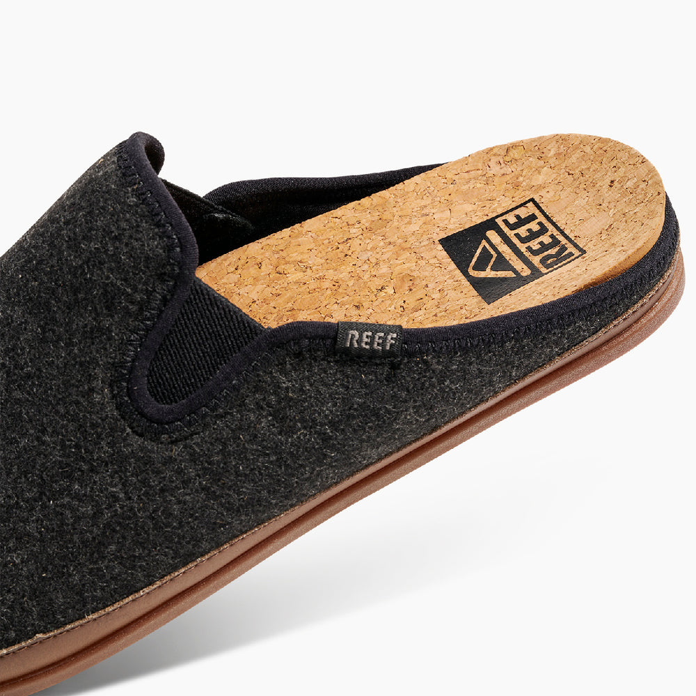 Reef Mens Cushion Homey Shoes in Iron ID NF5y5AK4