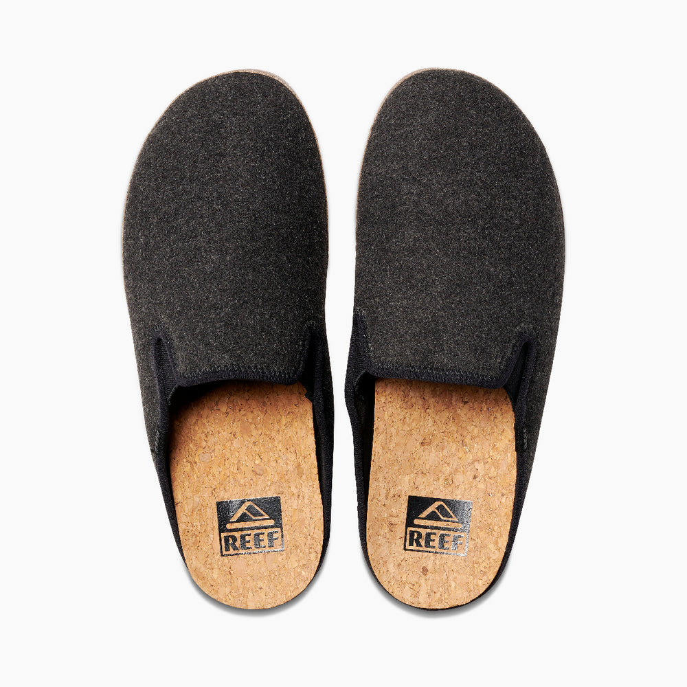 Reef Mens Cushion Homey Shoes in Iron ID NF5y5AK4