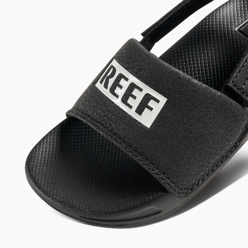 Reef Toddler Boys One Slide in Black/White ID NsjfXYwT