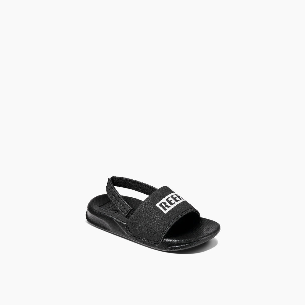 Reef Toddler Boys One Slide in Black/White ID NsjfXYwT