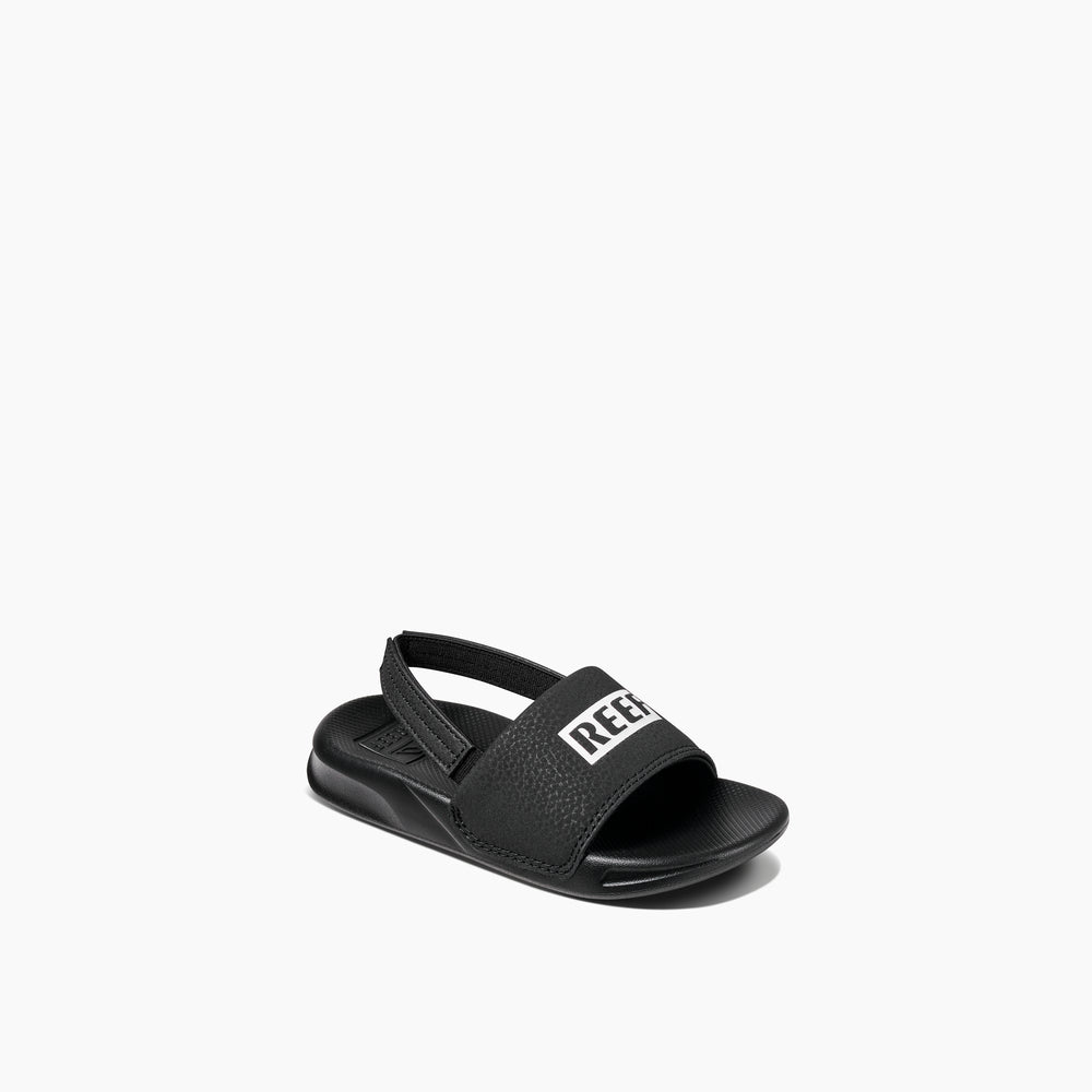 Reef Toddler Boys One Slide in Black/White ID NsjfXYwT