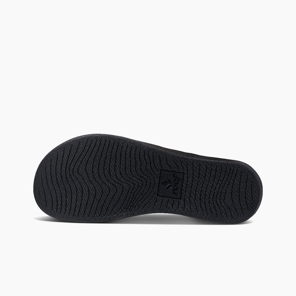 Reef Womens Reef Ortho Coast Sandals in Black ID Nykognnt