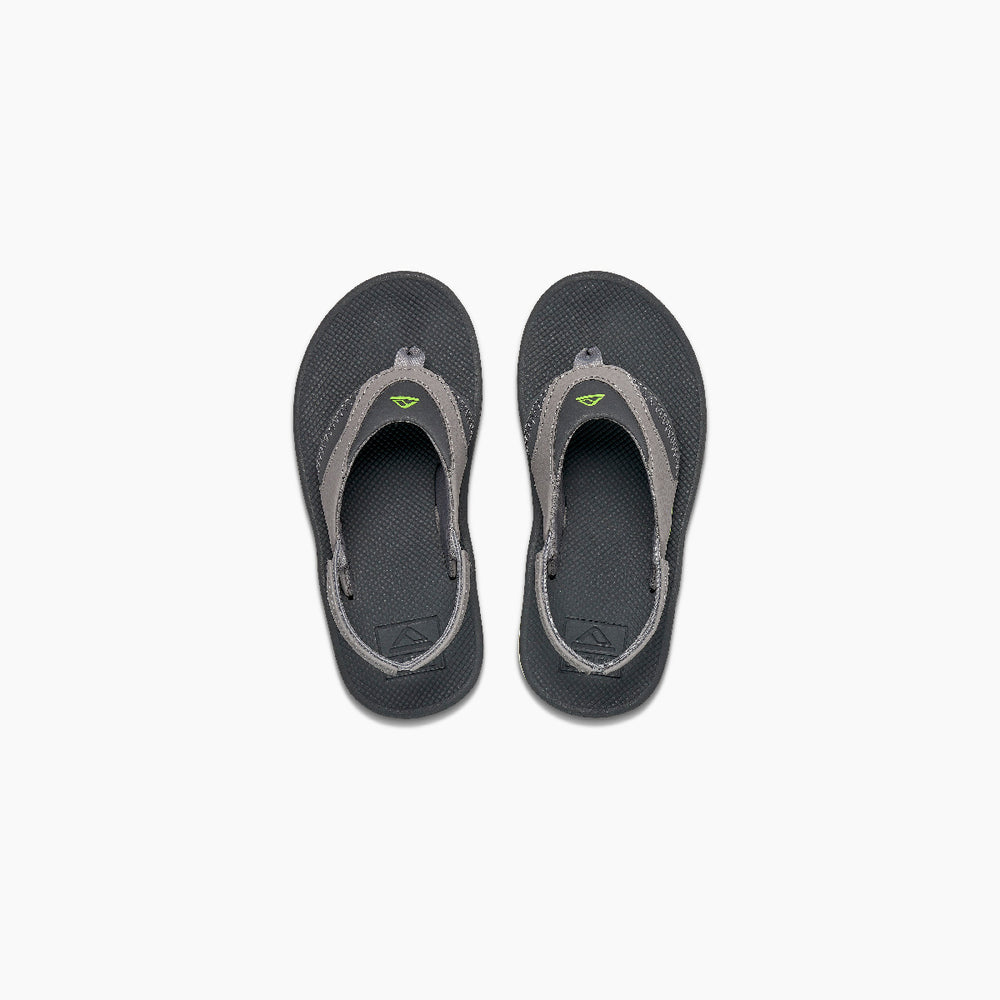 Reef Toddler Boys Fanning Sandals in Grey/Volt ID Nz9WGQ7i