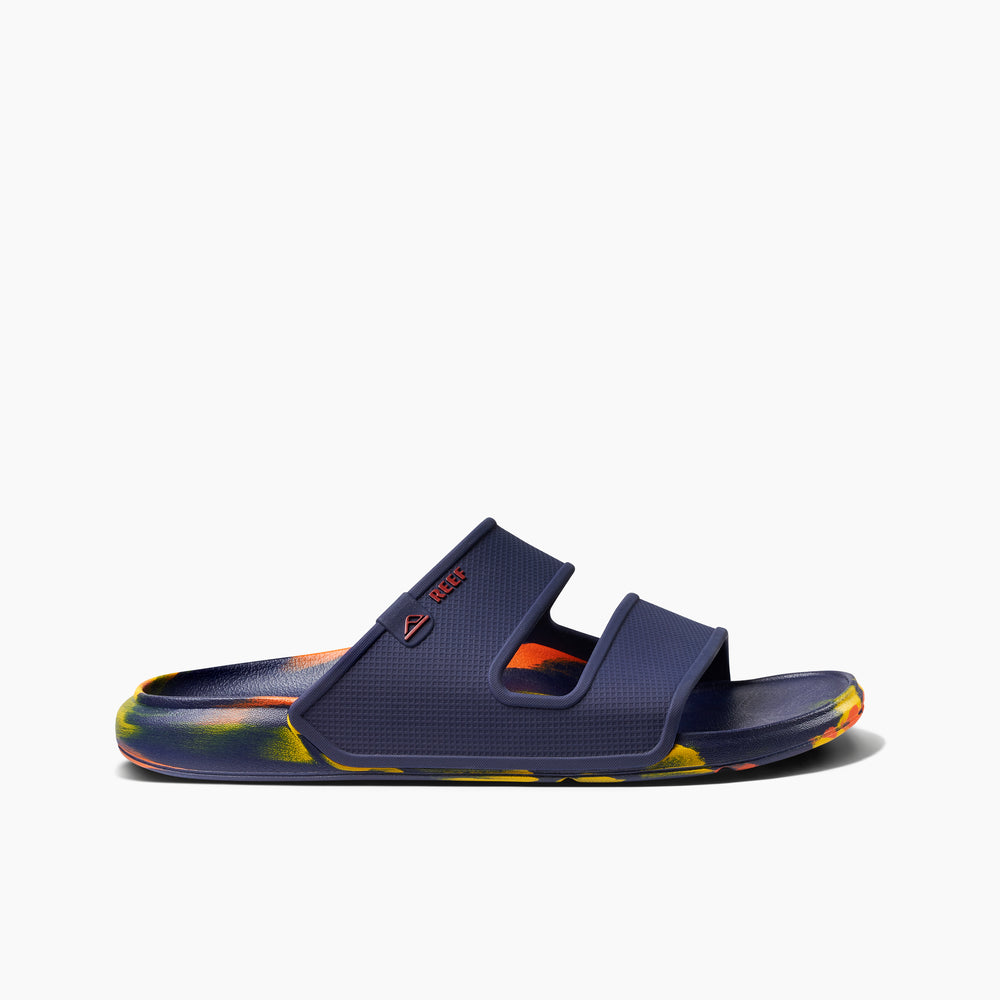Reef Mens Sandals Oasis Double Up In Navy Sunset ID OuW7tejp
