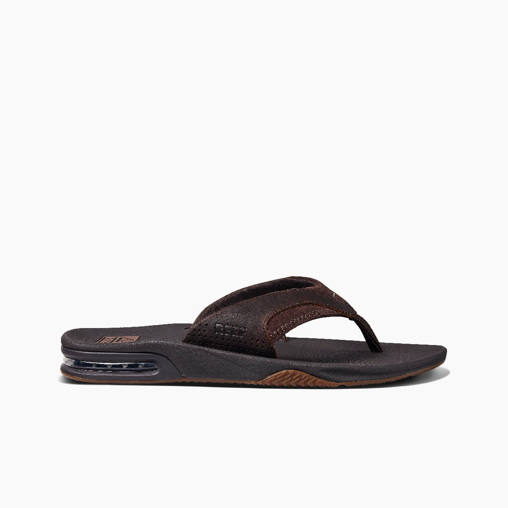 Reef Mens Leather Fanning Sandals ID PHQXf4Hz