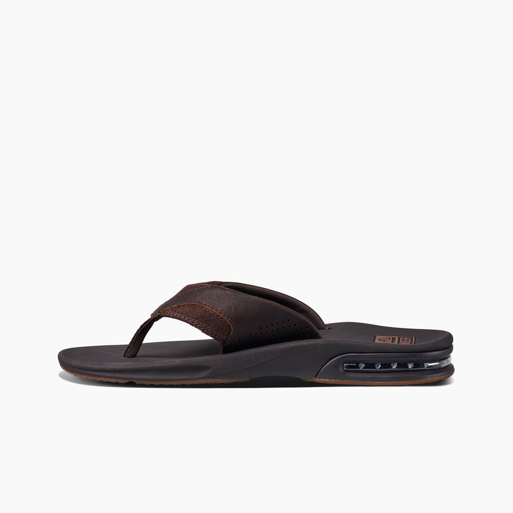 Reef Mens Leather Fanning Sandals ID PHQXf4Hz