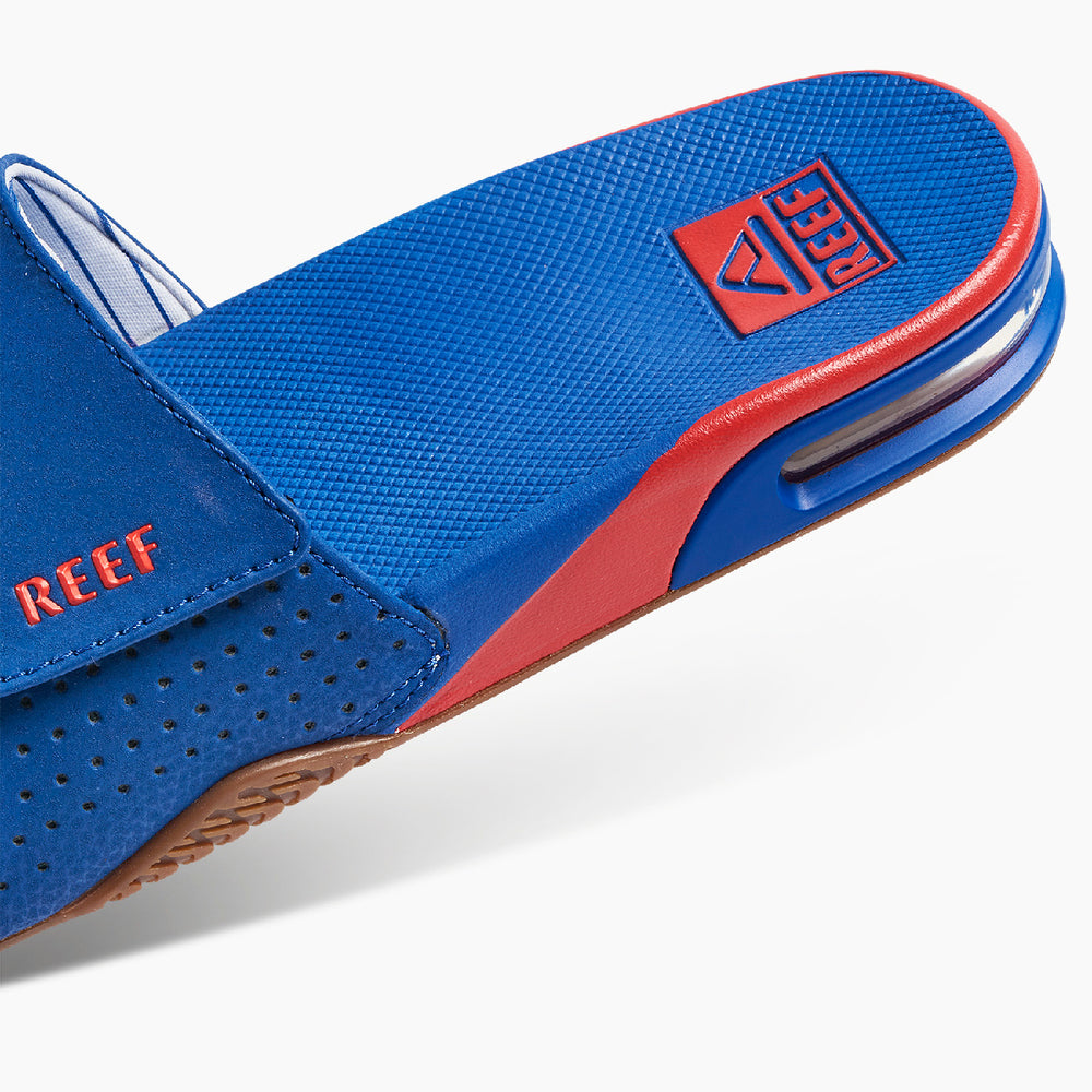 Reef Mens Fanning x MLB Slides with Bottle Opener ID QXlCIF3g