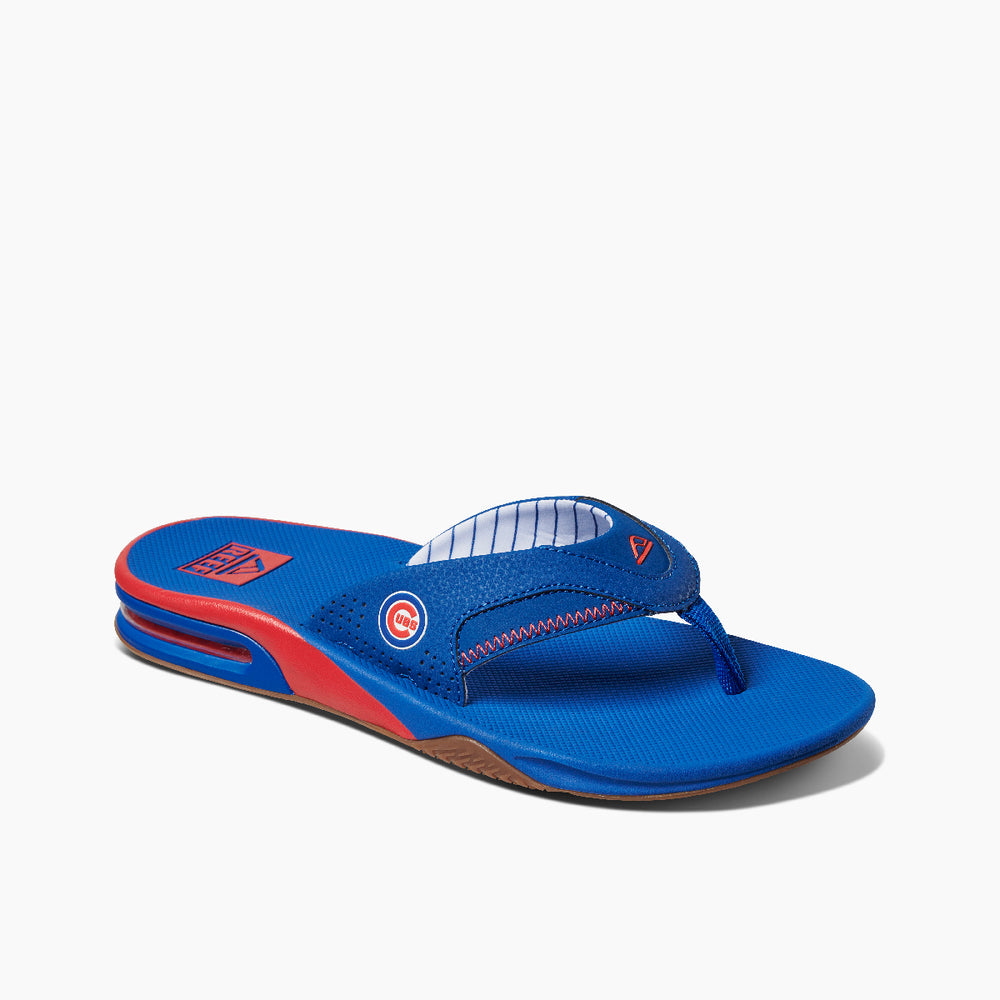 Reef Mens Fanning x MLB Flip Flops with Bottle Opener ID QkbcXAX2