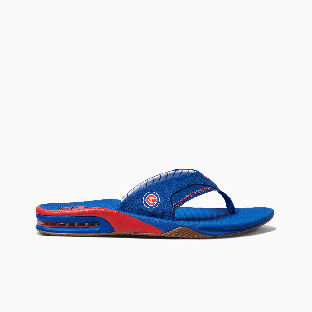 Reef Mens Fanning x MLB Flip Flops with Bottle Opener ID QkbcXAX2