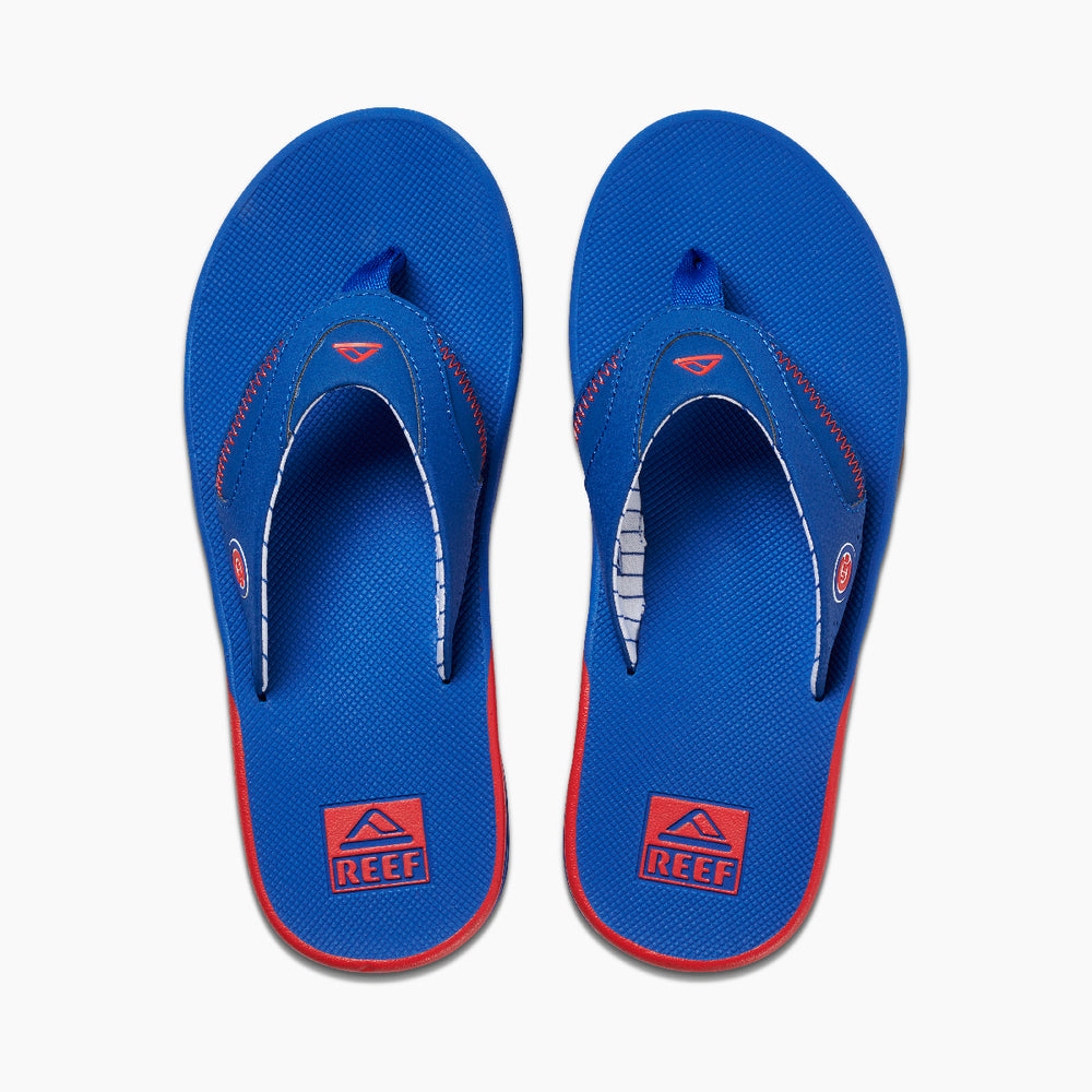 Reef Mens Fanning x MLB Flip Flops with Bottle Opener ID QkbcXAX2