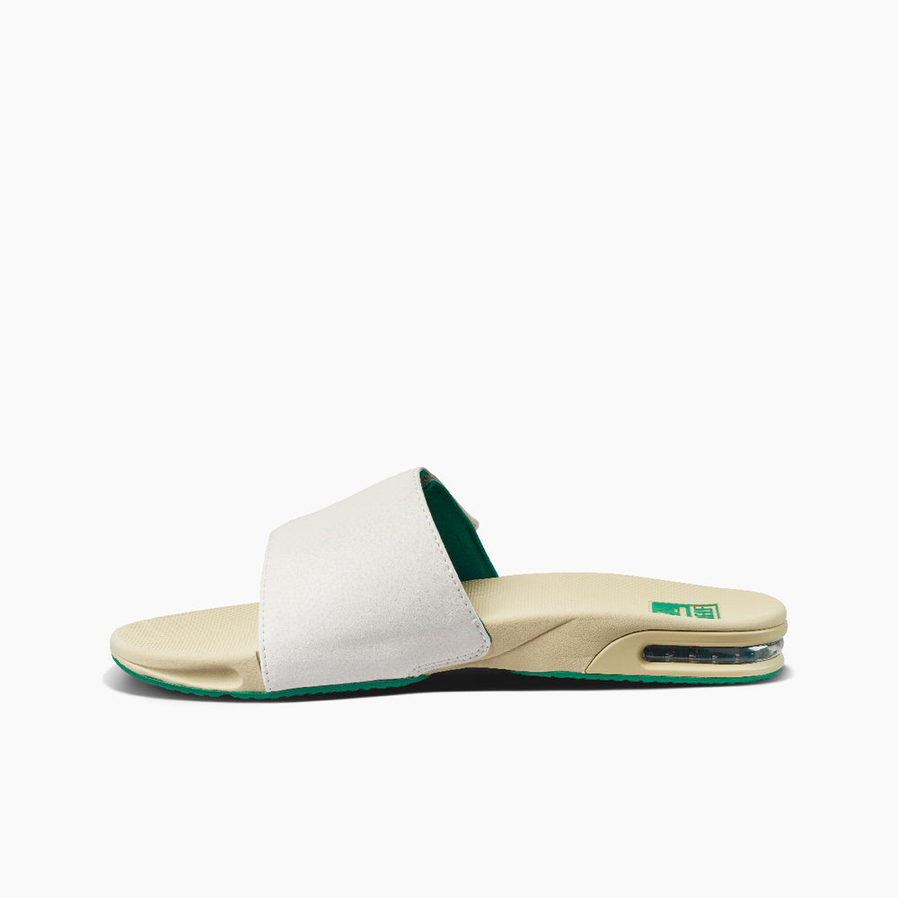 Reef Mens Fanning Slide Sandals ID QsPXnaGU
