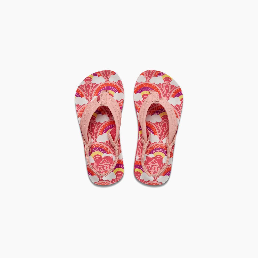 Reef Toddler Girls Ahi Sandals in Rainbows and Clouds ID RAHtuqpI