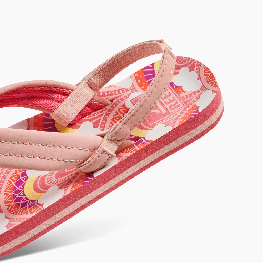 Reef Toddler Girls Ahi Sandals in Rainbows and Clouds ID RAHtuqpI