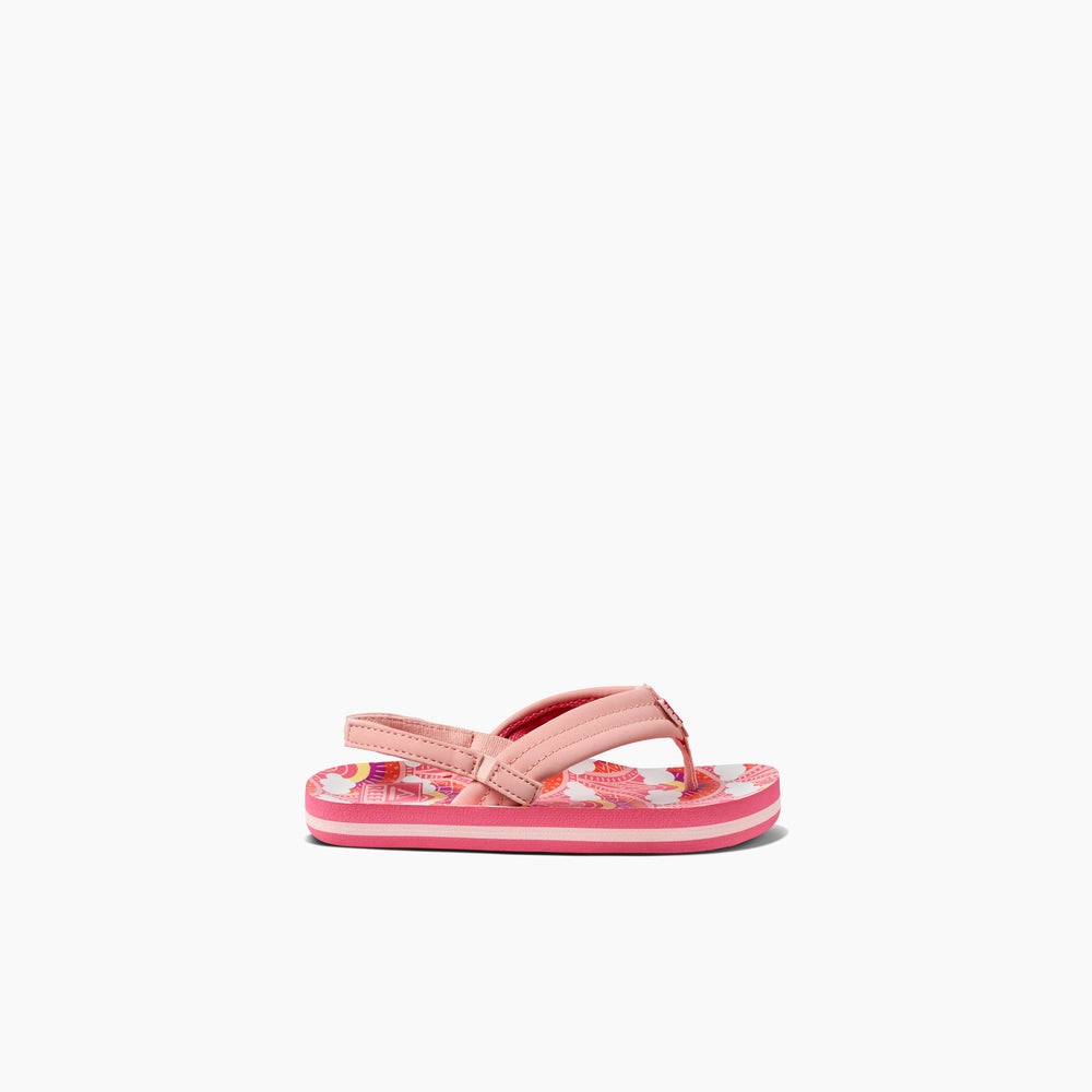 Reef Toddler Girls Ahi Sandals in Rainbows and Clouds ID RAHtuqpI