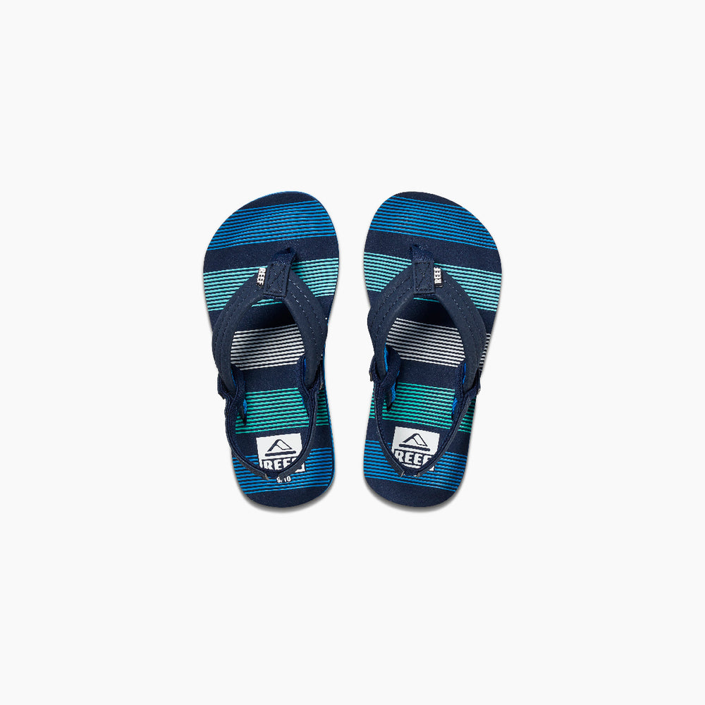 Reef Toddler Boys Ahi Sandals in Deep Sea Stripes ID RdIMlkoL