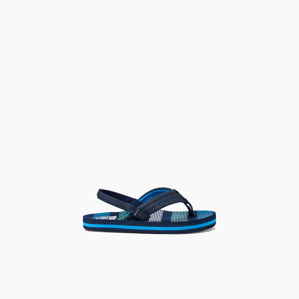 Reef Toddler Boys Ahi Sandals in Deep Sea Stripes ID RdIMlkoL
