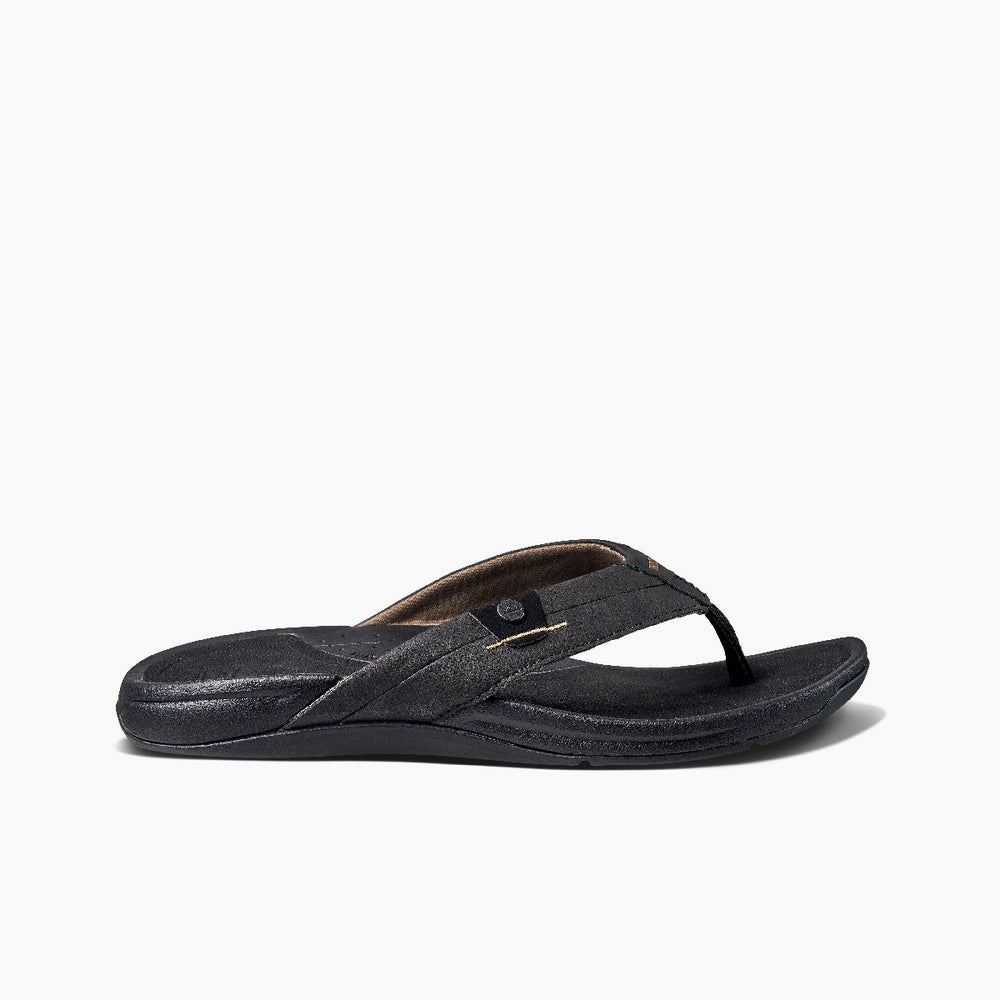 Reef Mens Reef Pacific Sandals (Black and Brown) ID Rnbkpamb