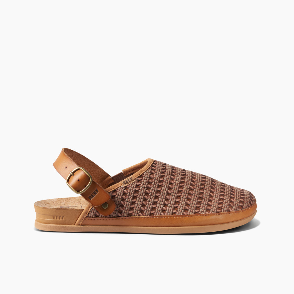 Reef Womens Cushion Sage Woven Sandals in Brunette ID SWmLtnjB