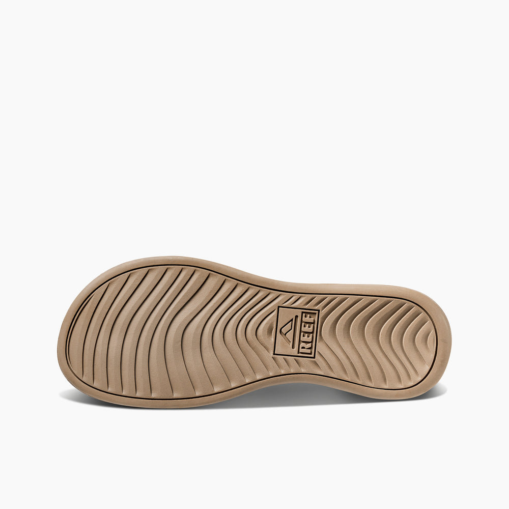 Reef Mens Cushion Lux Leather Sandals ID SeYS65nV