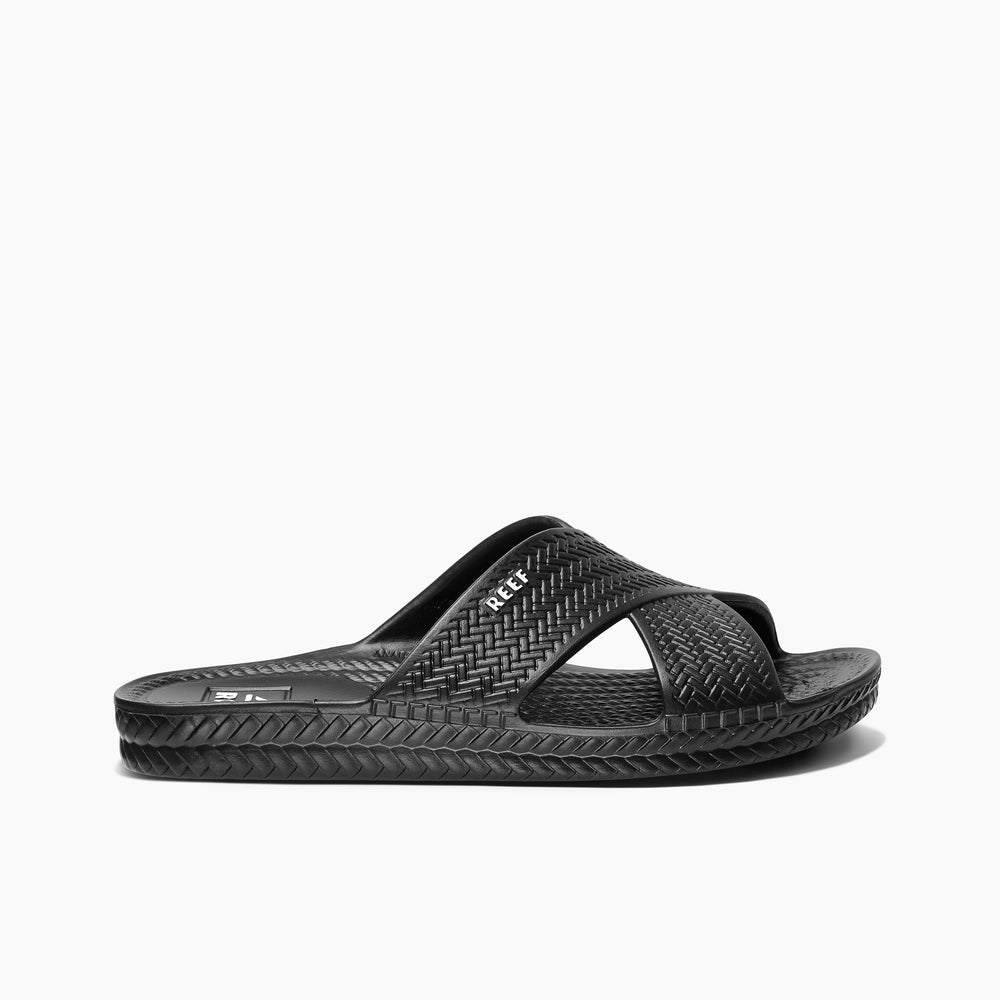 Reef Womens Water X Slide Slides in Black ID UOHXCcvf