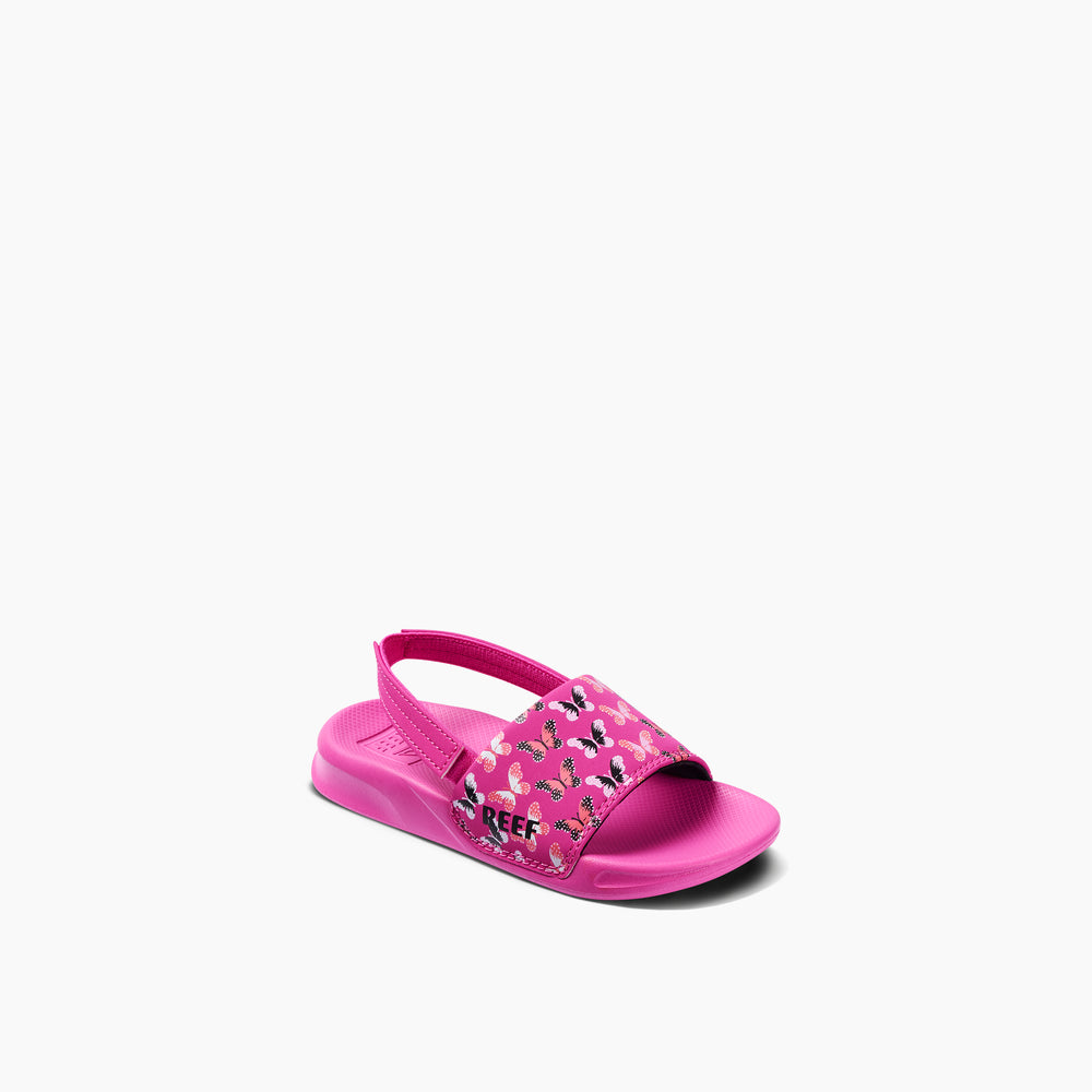 Reef Little Girls One Slide in Orchid Butterfly ID UUdCffed