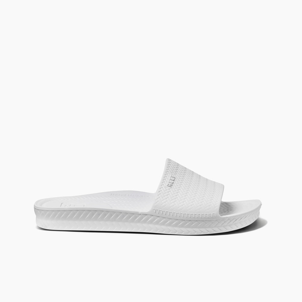 Reef Womens Water Scout Slide in White ID VHG9HP04