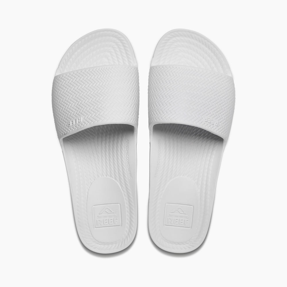 Reef Womens Water Scout Slide in White ID VHG9HP04