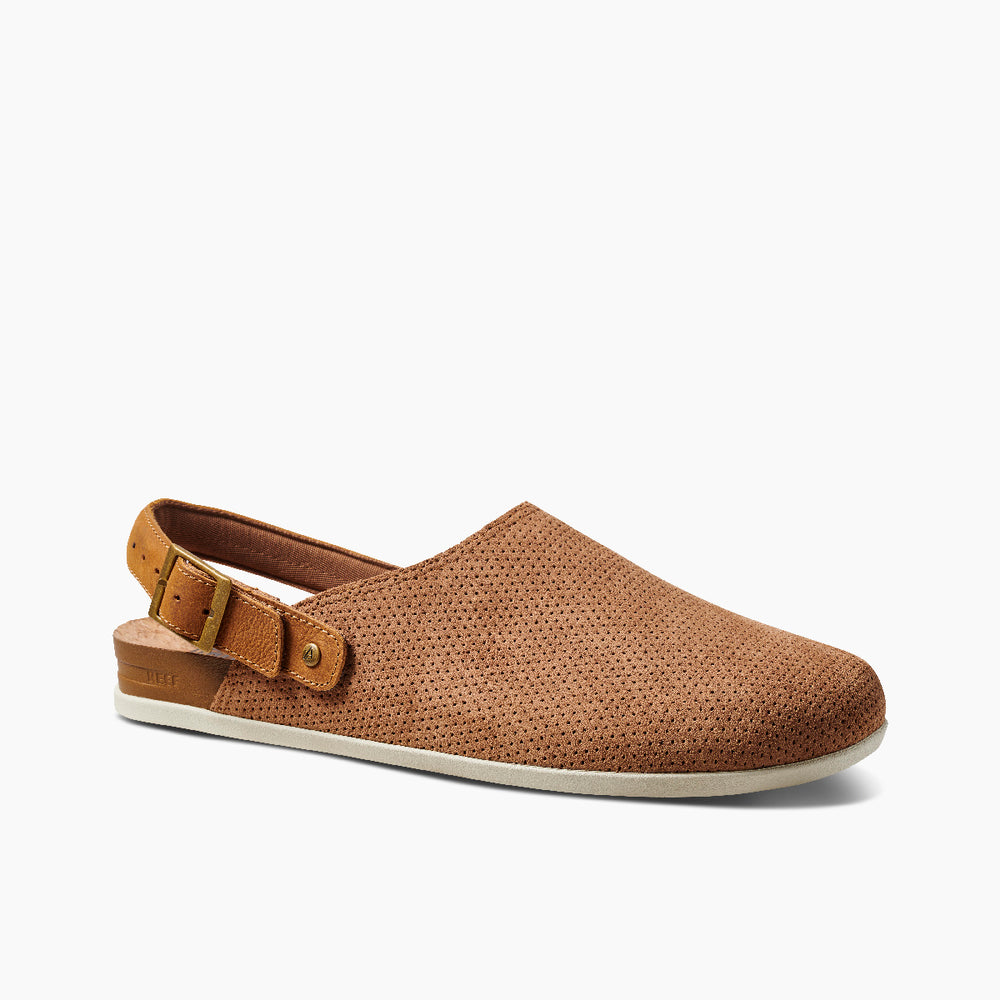 Reef Mens Cushion Sage Suede Slip-On Shoes in Tan ID VI2wjbCo