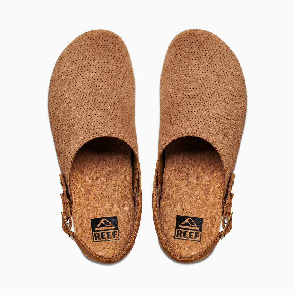 Reef Mens Cushion Sage Suede Slip-On Shoes in Tan ID VI2wjbCo