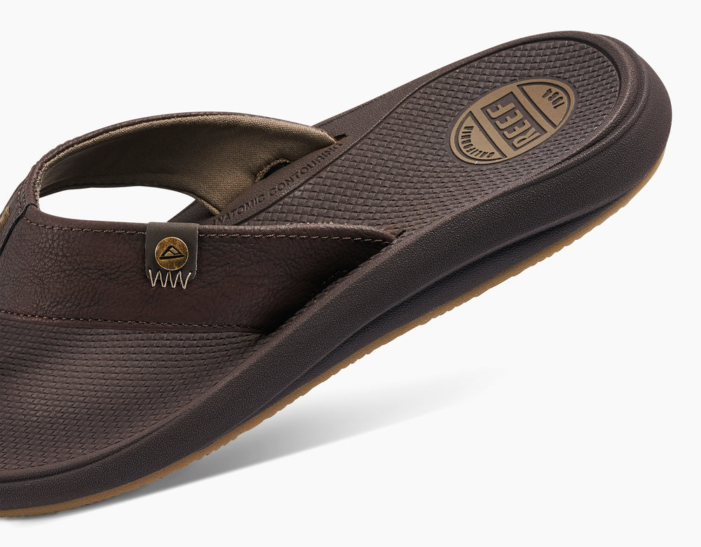 Reef Mens Sandals Phantom Nias In Brown/Fossil ID VkvhjK73