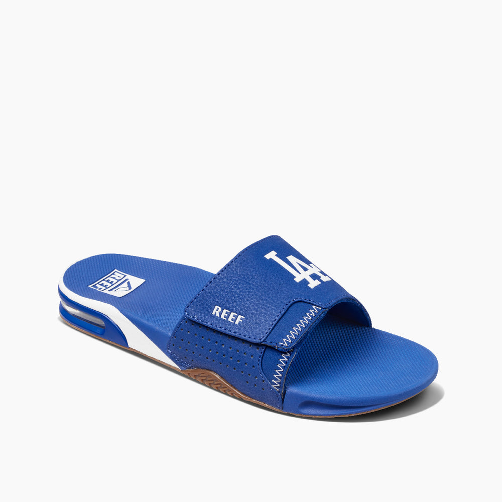 Reef Mens Fanning x MLB Slides with Bottle Opener ID W9Uh0vHK