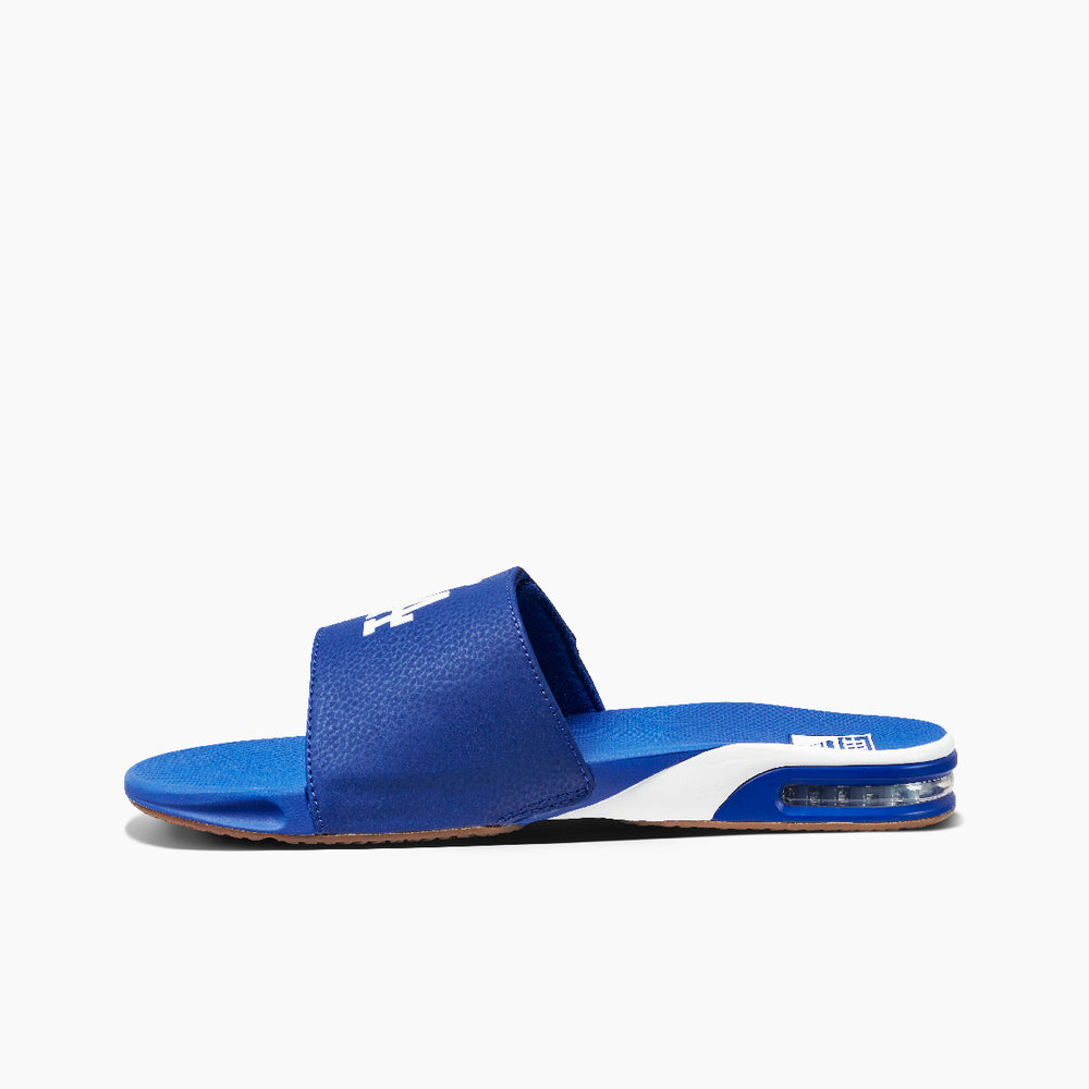 Reef Mens Fanning x MLB Slides with Bottle Opener ID W9Uh0vHK