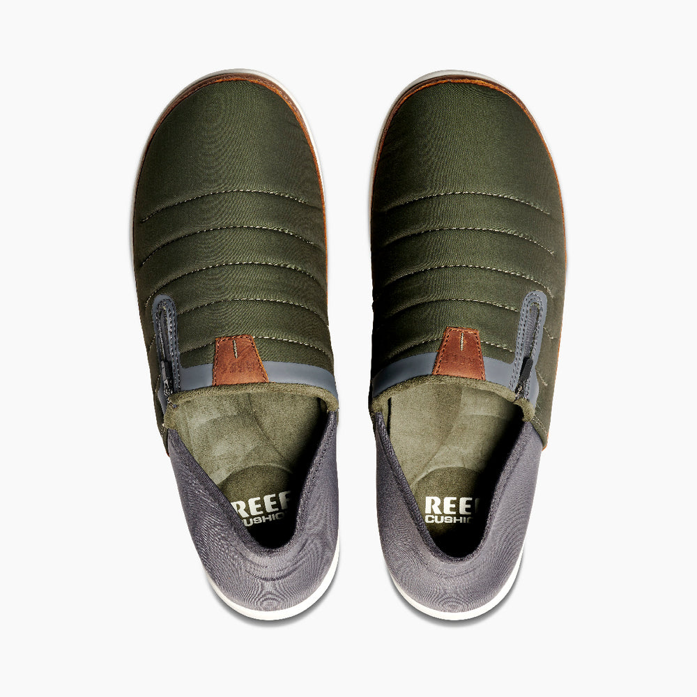 Reef Mens Reef Dawn Patrol Shoes (Deep Olive) ID WXw4yPET