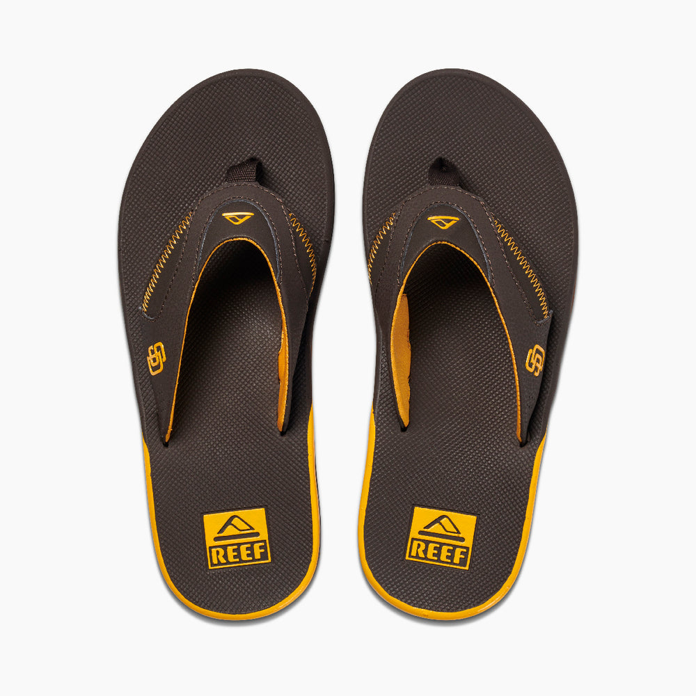 Reef Mens Fanning x MLB Flip Flops with Bottle Opener ID WgP5D3xE