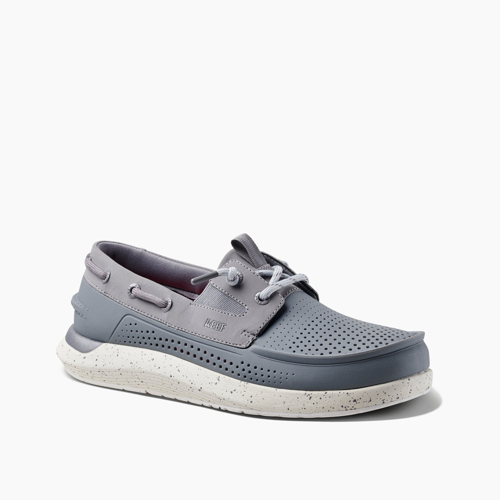 Reef Mens SWELLsole Skipper Shoes in Grey ID XIwvAeNm