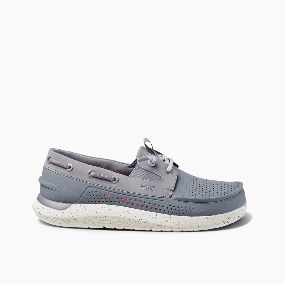 Reef Mens SWELLsole Skipper Shoes in Grey ID XIwvAeNm