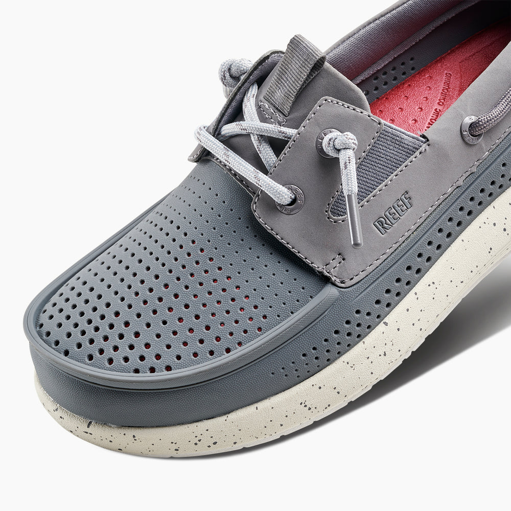 Reef Mens SWELLsole Skipper Shoes in Grey ID XIwvAeNm