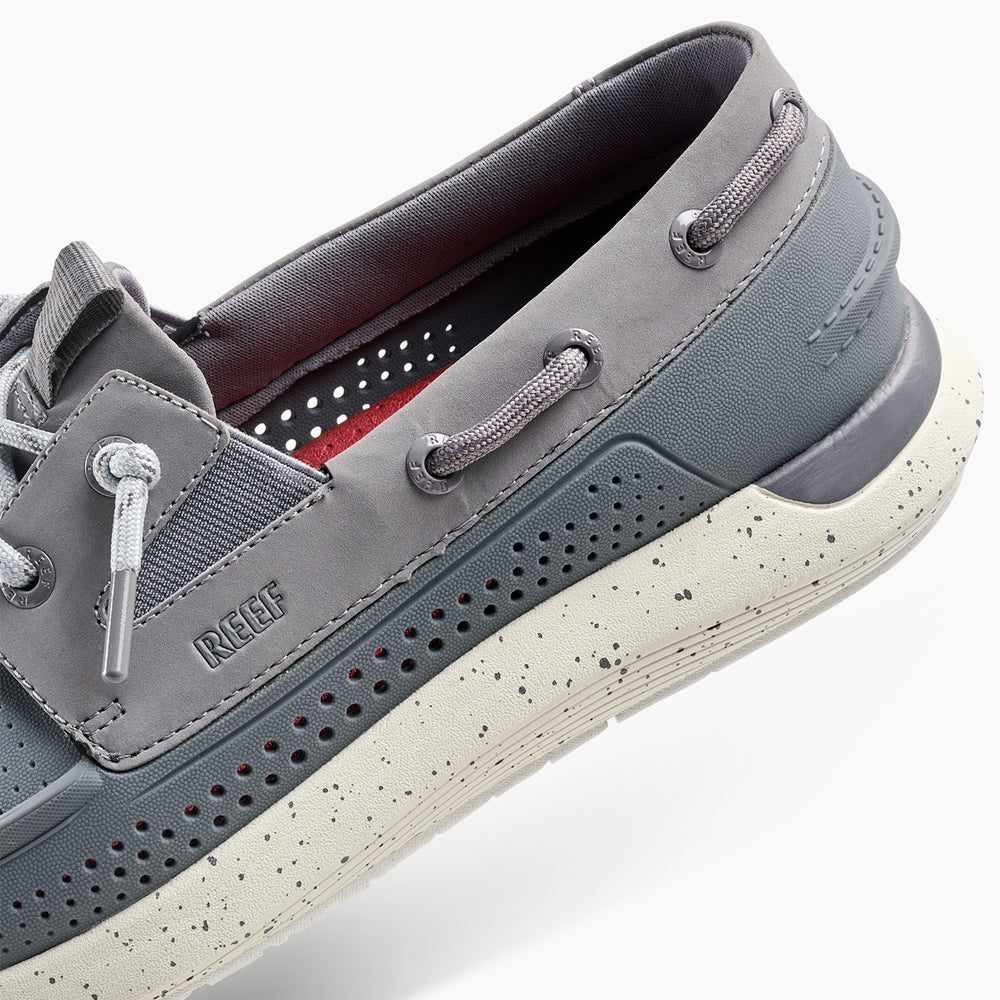 Reef Mens SWELLsole Skipper Shoes in Grey ID XIwvAeNm