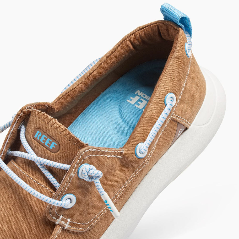 Reef Mens SWELLsole Pier Slip-On Shoes in Brown ID XWatRDQp