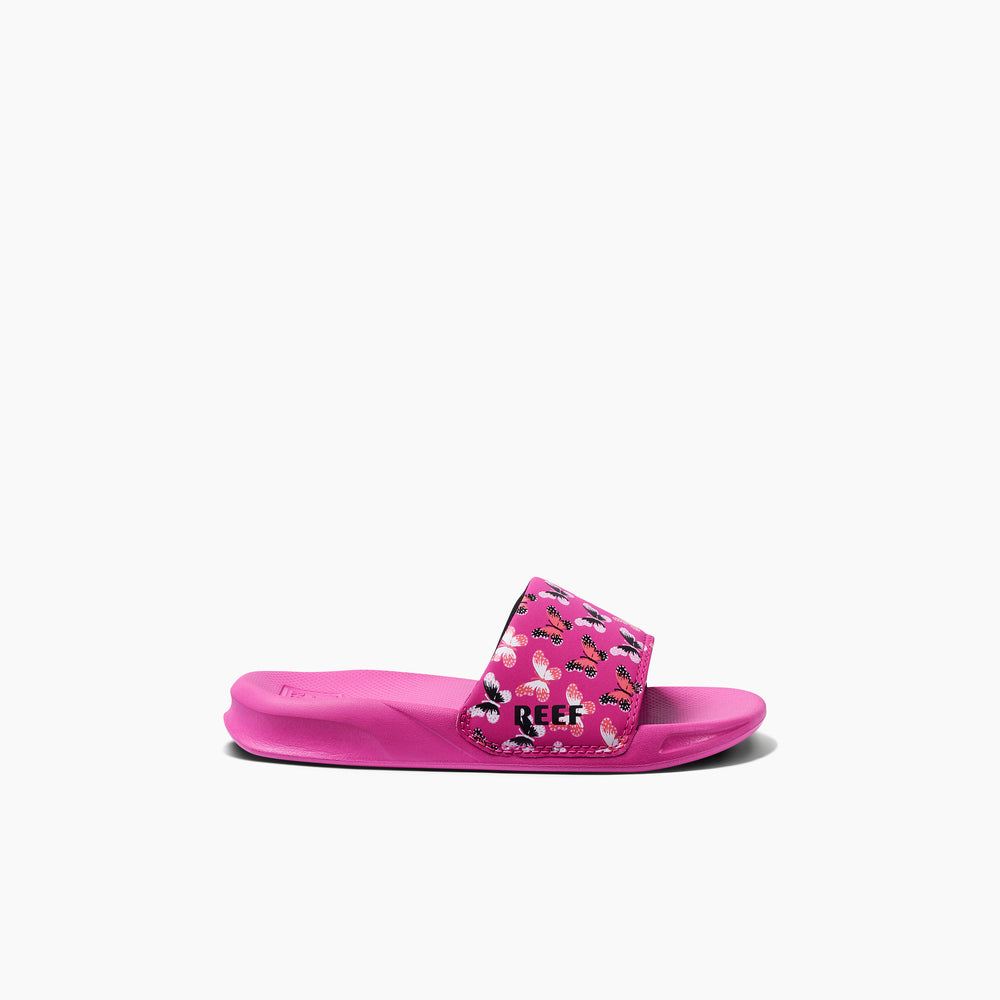 Reef Girls Slides Kids One Slide in Orchid Butterfly ID ZNCVNHrn