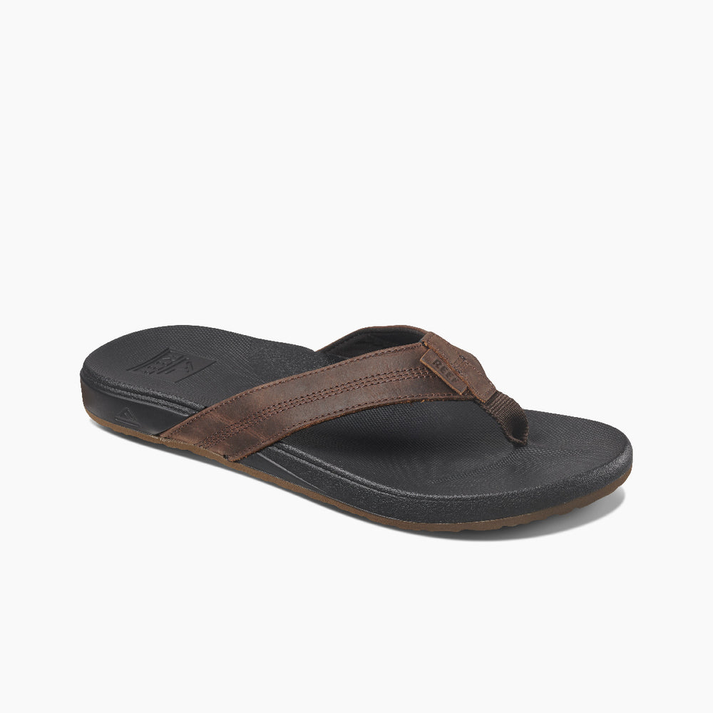 Reef Mens Cushion Phantom Premium Leather Sandals ID aAPcnUqi