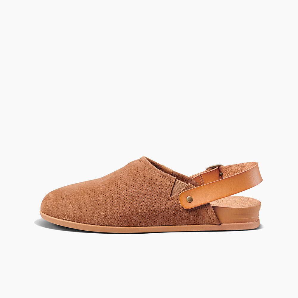 Reef Womens Reef Cushion Sage Se Slip-Ons in Coffee ID aAiT6DL4