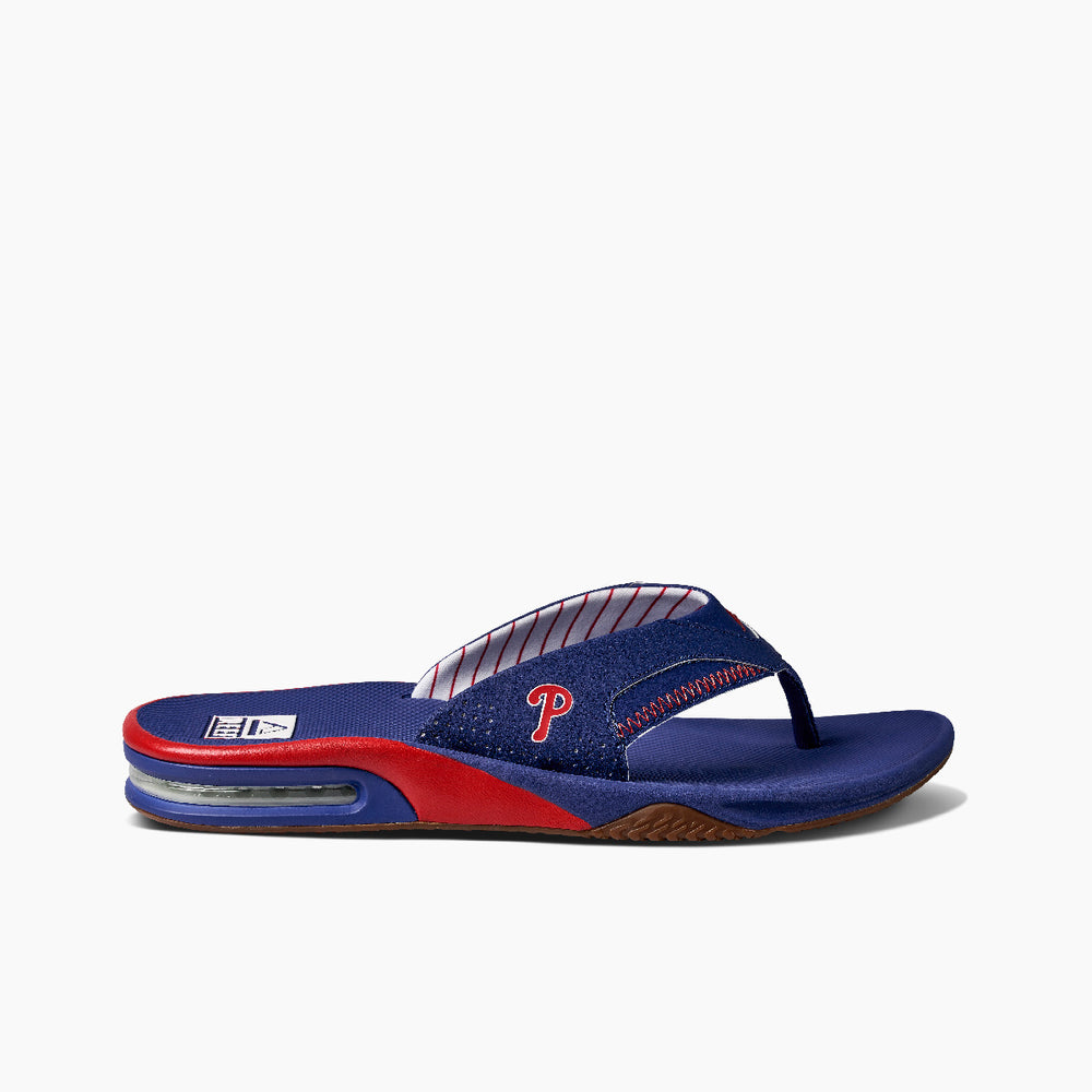 Reef Mens Fanning x MLB Flip Flops with Bottle Opener ID aY3CDK6D