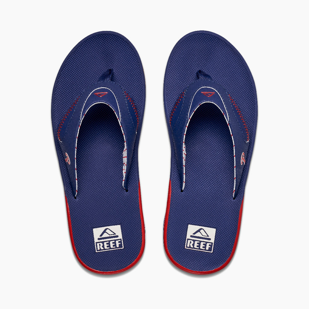 Reef Mens Fanning x MLB Flip Flops with Bottle Opener ID aY3CDK6D