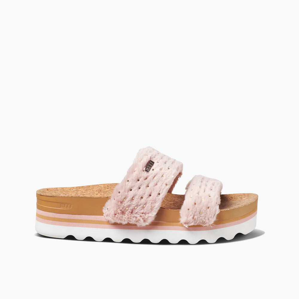 Reef Womens Vista Hi Cozy Slides (Rose) ID bpCQs9TA
