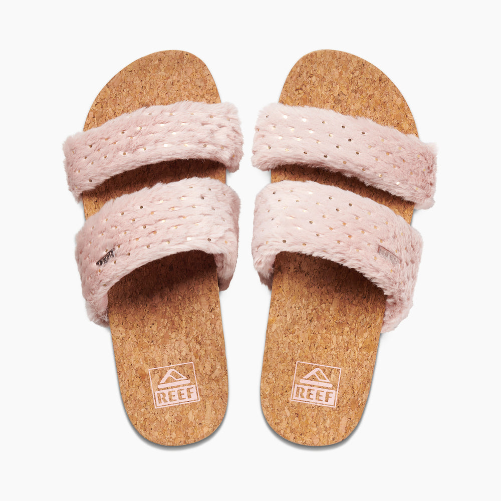 Reef Womens Vista Hi Cozy Slides (Rose) ID bpCQs9TA