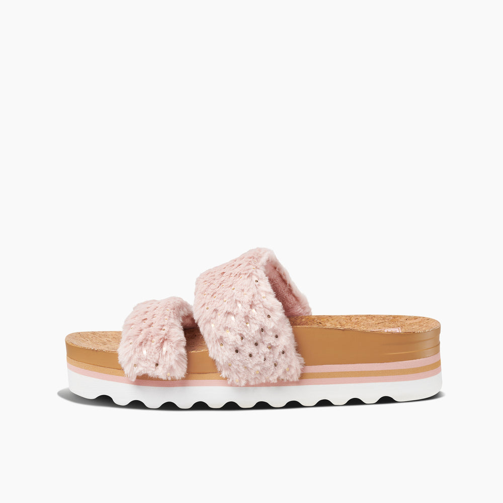 Reef Womens Vista Hi Cozy Slides (Rose) ID bpCQs9TA