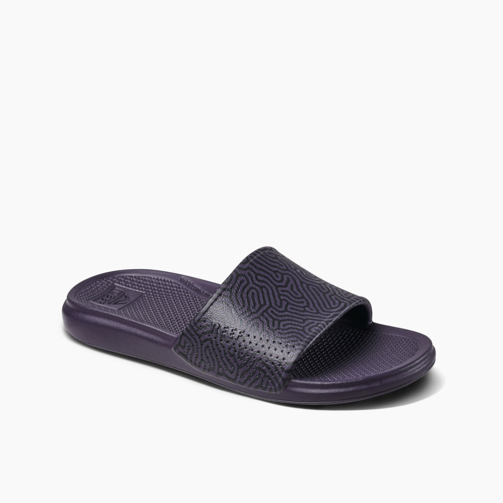 Reef Mens Sandals Oasis Slide in Mason Purple Coral ID brwpTa1o