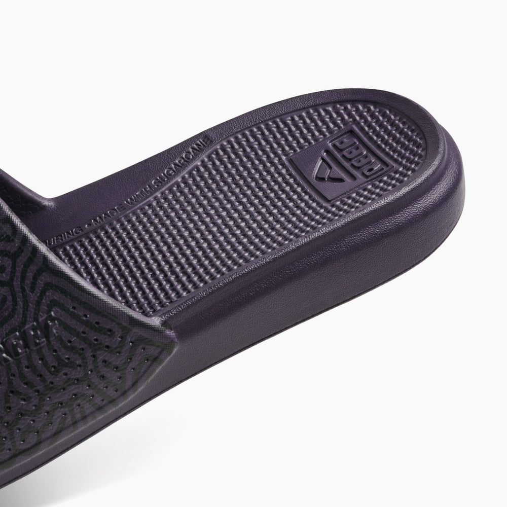 Reef Mens Sandals Oasis Slide in Mason Purple Coral ID brwpTa1o